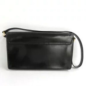 Celine Trapeze Bag Black Triomphe One Shoulder Leather